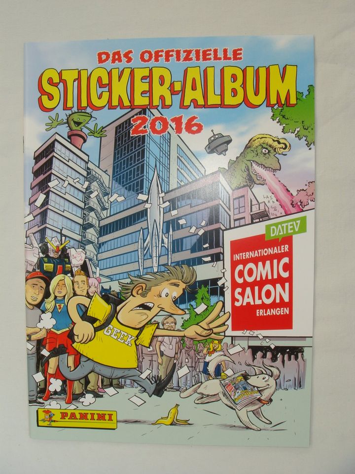 COMIC-SALON ERLANGEN 2016 - LEERALBUM + verschiedene lose STICKER in Geesthacht