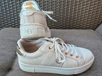 Tamaris Sneaker Gr. 39 beige mit gold Nordrhein-Westfalen - Herzogenrath Vorschau