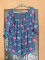 ❤  Bluse Gr. 42 44 Flamingos Gummiband am Bund / mit Unterstoff Thüringen - Dornburg Vorschau