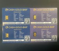 4x 1/100 Unze .9999 Goldbarren Springbock 2012 Cash-Gold-Bar Berlin - Charlottenburg Vorschau