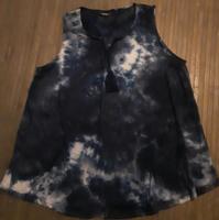 Gr 44 Batik Top A-Schnitt mit Kordel & Quaste Niedersachsen - Südbrookmerland Vorschau