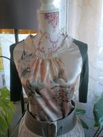 Marc cain 3/4 Ärmel Seide Shirt Bluse  36/38 M Vogel Motiv Hessen - Alsfeld Vorschau