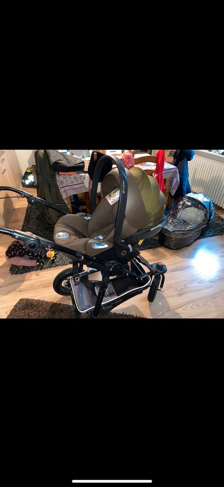 Cybex Cloud Z i-size  + Regenhaube + Einschlagdecke, Babyschale in Rheine