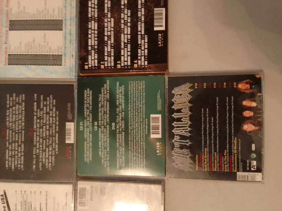 Metallica CDs Megadeth Anthrax Overkill in Grimmen