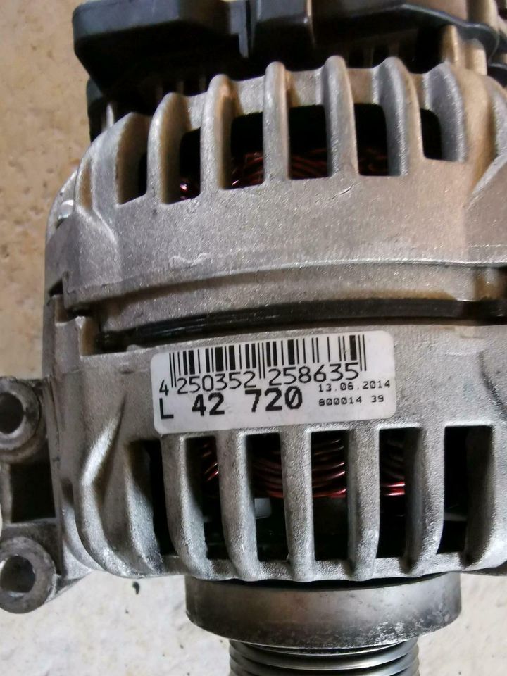 Lichtmaschine Generator Renault clio 4250352258635  L 42 720 in Arnsberg