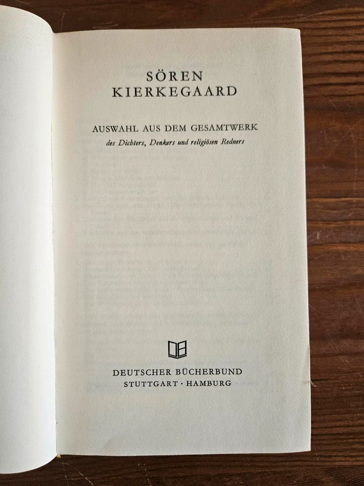 Kierkegaard - Auswahl aus dem Gesamtwerk in Boppard