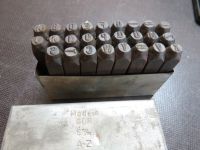 Alte Schlagbuchstaben 6 mm Oldtimer Werkbank Werkstatt #65# Sachsen - Stolpen Vorschau