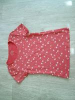 Damen Shirt rot (pink) mit weißen Blümchen Gr. 38 Janina Basic Sachsen - Stauchitz Vorschau