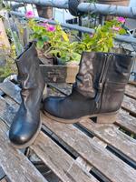 VIC MATIÈ Echt LEDER Boots Stiefelette Schwarz 38 - Top Hessen - Kassel Vorschau