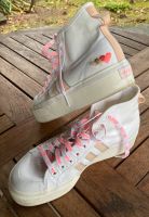 ADIDAS 41,5  HI NEUW SNEAKER LEDER WEIẞ/ ROSE TURNSCHUHE Hamburg - Bergedorf Vorschau