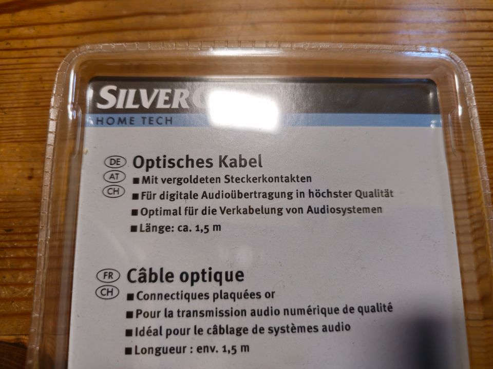 Silvercrest Optisches Kabel Soundkarten, Instrumente Interfaces in Stuttgart
