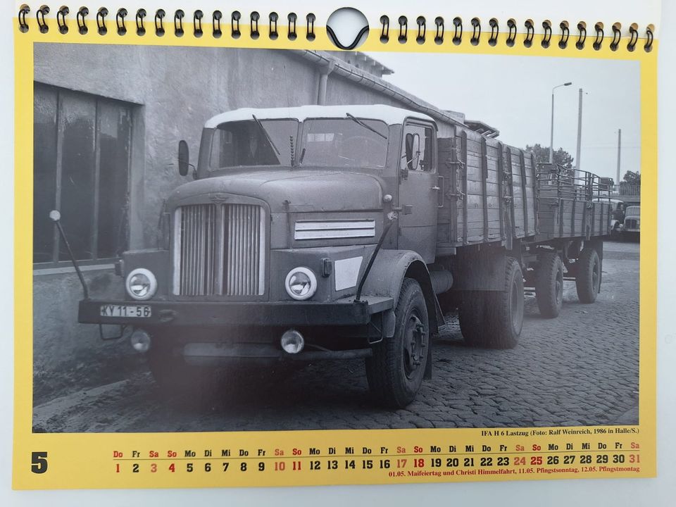 Kalender 2008 Historische Nutzfahrzeuge in der DDR in Liebschützberg