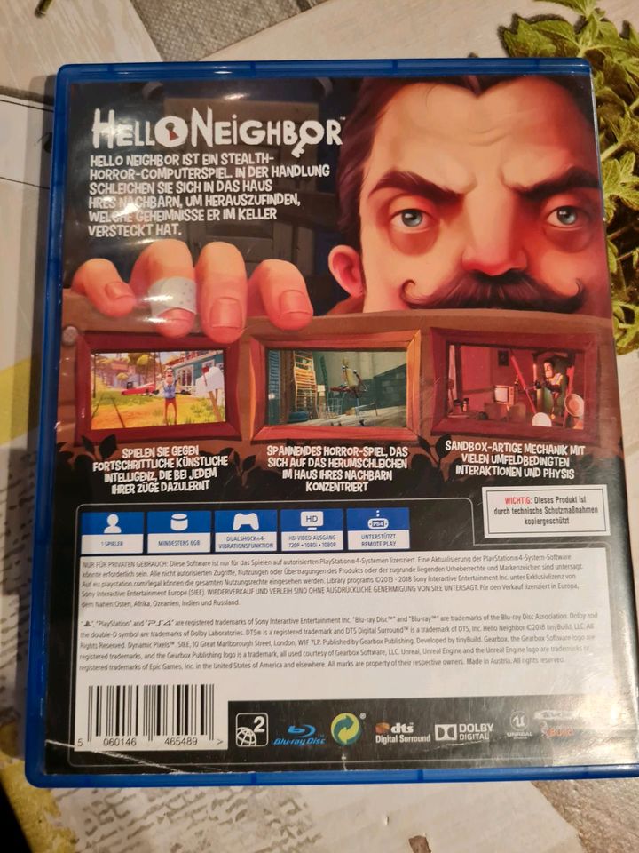 Ps4 Spiel Hello Neighbor in Forchheim