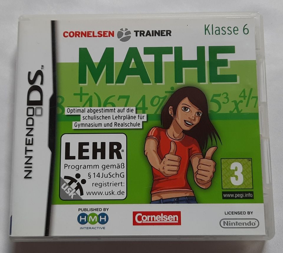 CORNELSEN MATHE TRAINER KLASSE 6 - NINTENDO DS in Schöningen