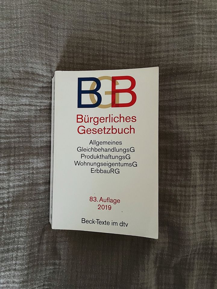 BGB bürgerliches Gesetzbuch 83. Auflage 2019 in Köln