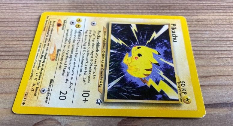 Alte Pikachu Pokémon Karte 70/111 Sammelkarte deutsch in Gotha