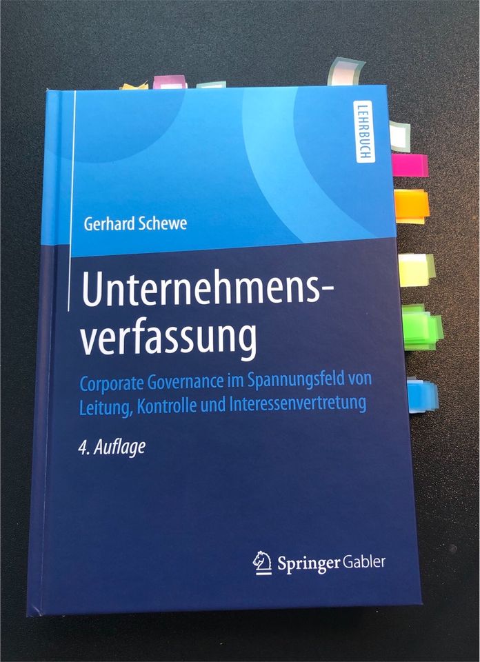 Unternehmensverfassung | 4. Auflage | G. Schewe in Münster-Hafen