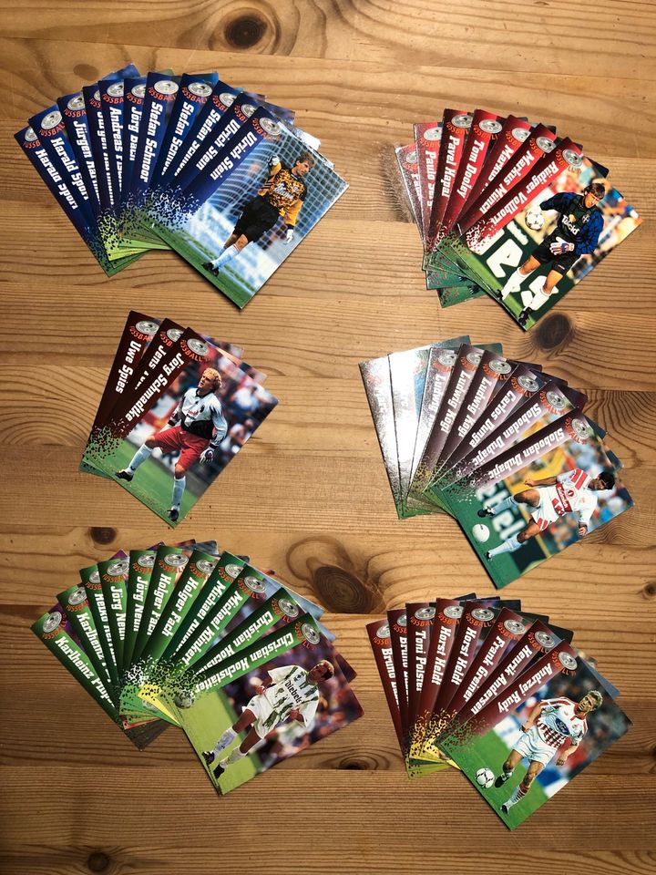 Panini Fußball Bundesliga 94/95 Sammelkarten RAN Trading Cards in Bestensee