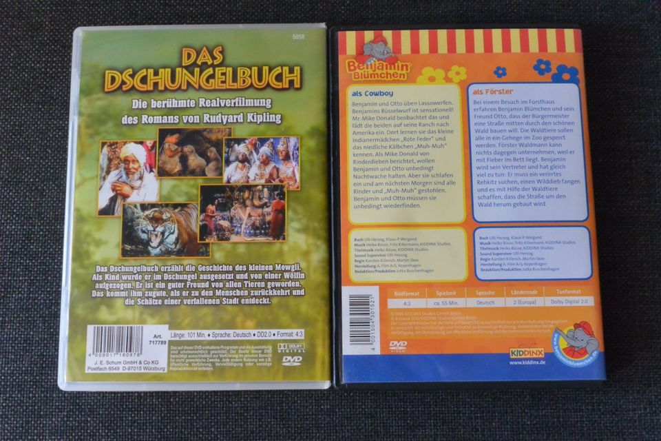 DVD "Das Dschungelbuch" und "Benjamin Blümchen" in Wölfersheim