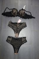 Damen Unterwäsche Set 3-teilig Hunkemöller XL 44/46 schwarz Baden-Württemberg - Korntal-Münchingen Vorschau