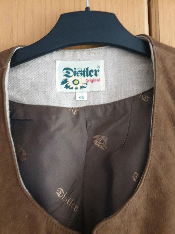 Trachten Weste Leder Distler Gr. 40 in München