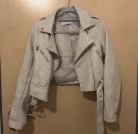 Kurze lederjacke in beige Größe xs Hessen - Wiesbaden Vorschau