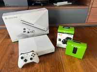 Xbox One S 1 TB weiß + Zubehör Nordrhein-Westfalen - Tecklenburg Vorschau