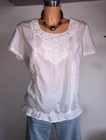 Schöne Bluse mit Spitze 100 % Baumwolle Gr. 40-42-44 top Bayern - Poing Vorschau