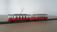 Straßenbahn Zug mit LH Leopld+Halling Antrieb + Beiwagen H0 1:87 Sachsen-Anhalt - Genthin Vorschau