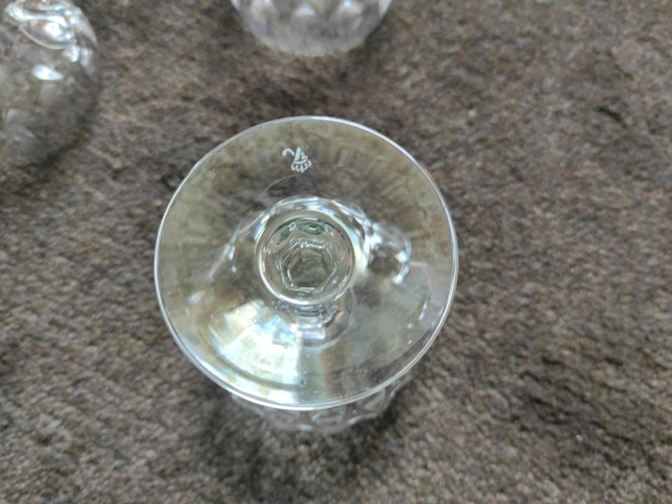 6 Nachtmann Bleikristall Likörgläser/ Schalen in Hünxe