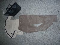 Heine Echt-Lederhose taupe/grau, Gr. 38 Hessen - Wehrheim Vorschau