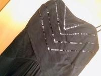 Schwarzes langes Ballkleid mit Pailletten Sachsen - Freital Vorschau