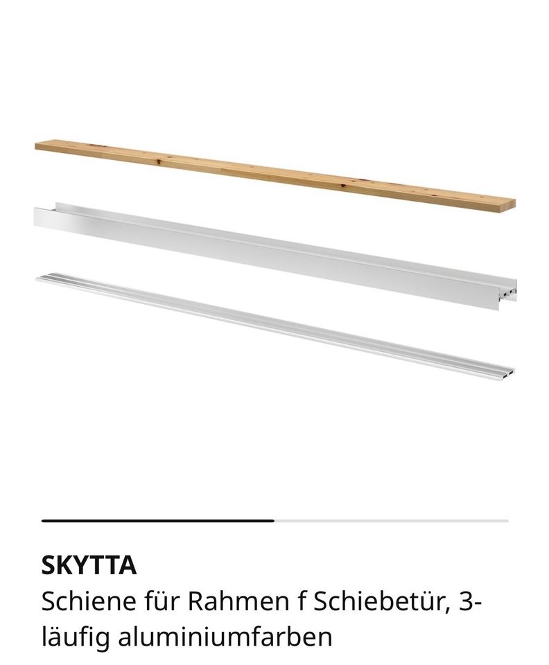 Schiene f. Schiebetür/3-läufig / Skytta/Ikea in Herdecke