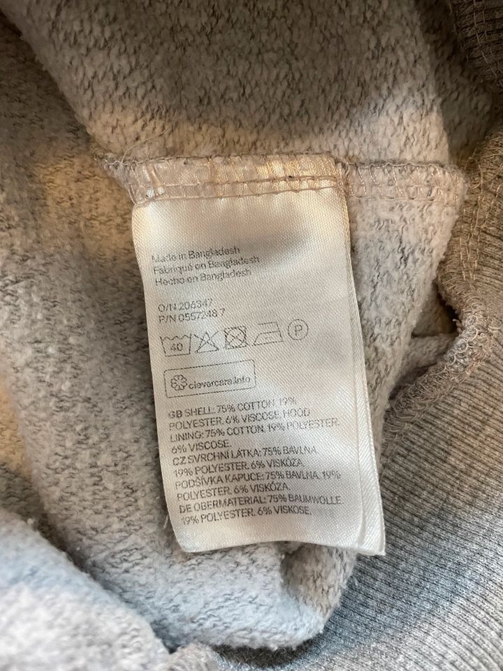 H&M Divided Hoodie Kapuzenpulli Sweater XL grau Herz in München
