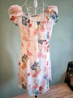 Kleid, Sommerkleid weiß mit Blumen, Gr. S / 36 Orsay Bayern - Eckental  Vorschau