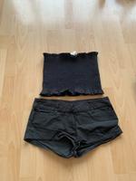 Tube crop top hotpants H&M Gr 40 42 Set Sommer 2 tlg Düsseldorf - Derendorf Vorschau