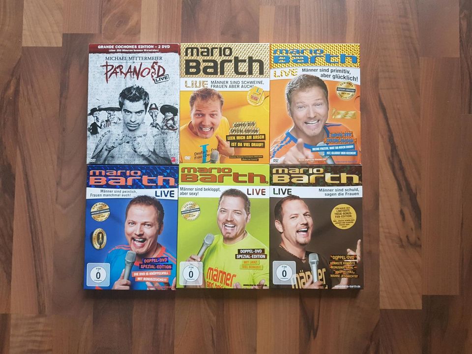 Paket DVDs Mario Barth Männer sind.. Michael Mittermeier Paranoid in Teublitz