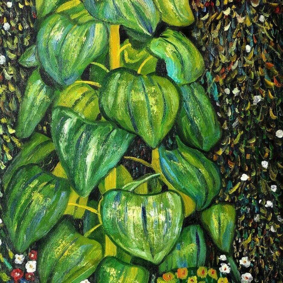 Gustav Klimt- Die Sonnenblume k98281 G 90x120cm Ölbild handgemalt in Berlin