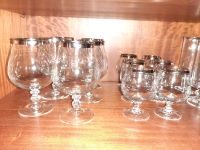 Gläser mit Silberrand verschiedene Größen Hessen - Spangenberg Vorschau