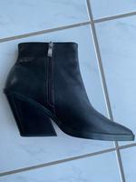 Stiefeletten/Cowboyboots Leder - schwarz Nordrhein-Westfalen - Jülich Vorschau