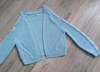 WIE NEU ❤️ FB Strickcardigan S 36 Hellblau Damen Jacke Cardigan Thüringen - Erfurt Vorschau