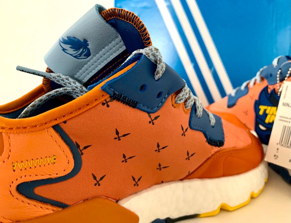Adidas originals nite jogger orange hotsell