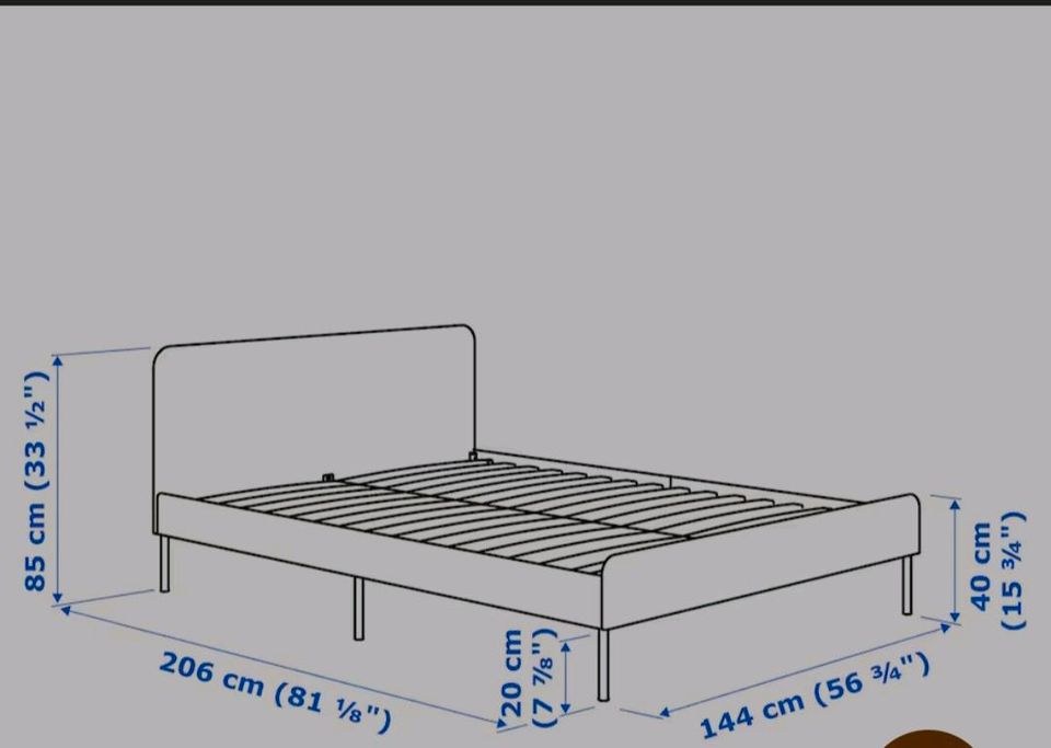 140cm Ikea Bett + Matratze in Bonn