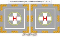 Z/1:220Hubschrauberlandeplatz selbstklebend, rot/gelbe Ausführung Sachsen-Anhalt - Dessau-Roßlau Vorschau