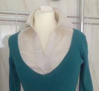 GUESS*VOLLEFFEKT*Pullover & Bluse 2 in 1*Gr.38\40*NP-115$ Nordrhein-Westfalen - Brühl Vorschau