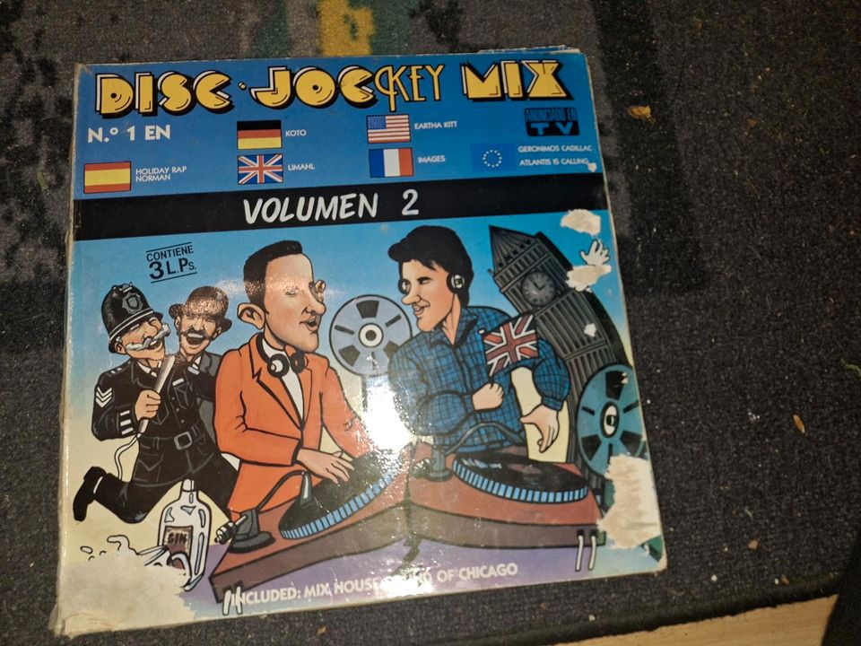 Original Italo Disco Disc Jockey Mix. 3 Lp,s Spanien Import in Ebhausen