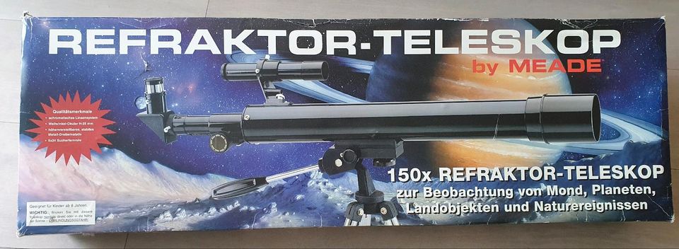 Refraktor Teleskop 50/625 150-fache Vergrößerung in Karlsruhe