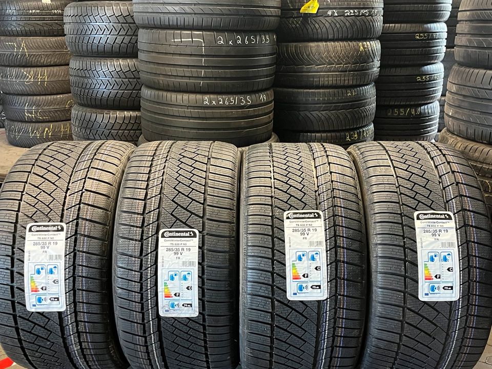 4x NEU 285/35 R19 Continental WinterContact Winterreifen M+S N0 in Pattensen