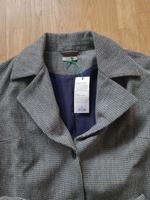 Neu! Waschbär Damen Mantel Schurwolle Baumwolle Gr. 42 rauchblau Niedersachsen - Nordhorn Vorschau