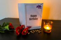 Geburtstagskarte - Happy Birthday - Spruch - Blume Bayern - Edelsfeld Vorschau